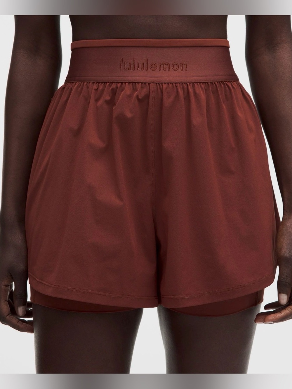Lululemon License to Train SHR Lined Short 3.5" Cranberry Charm